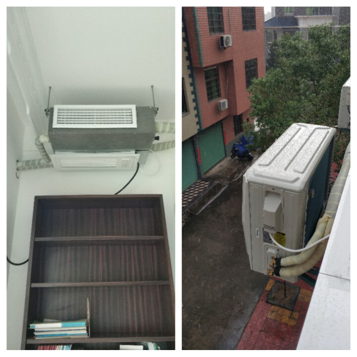 美的(midea)中央空调 风管机 一拖一 家用冷暖2匹/3匹