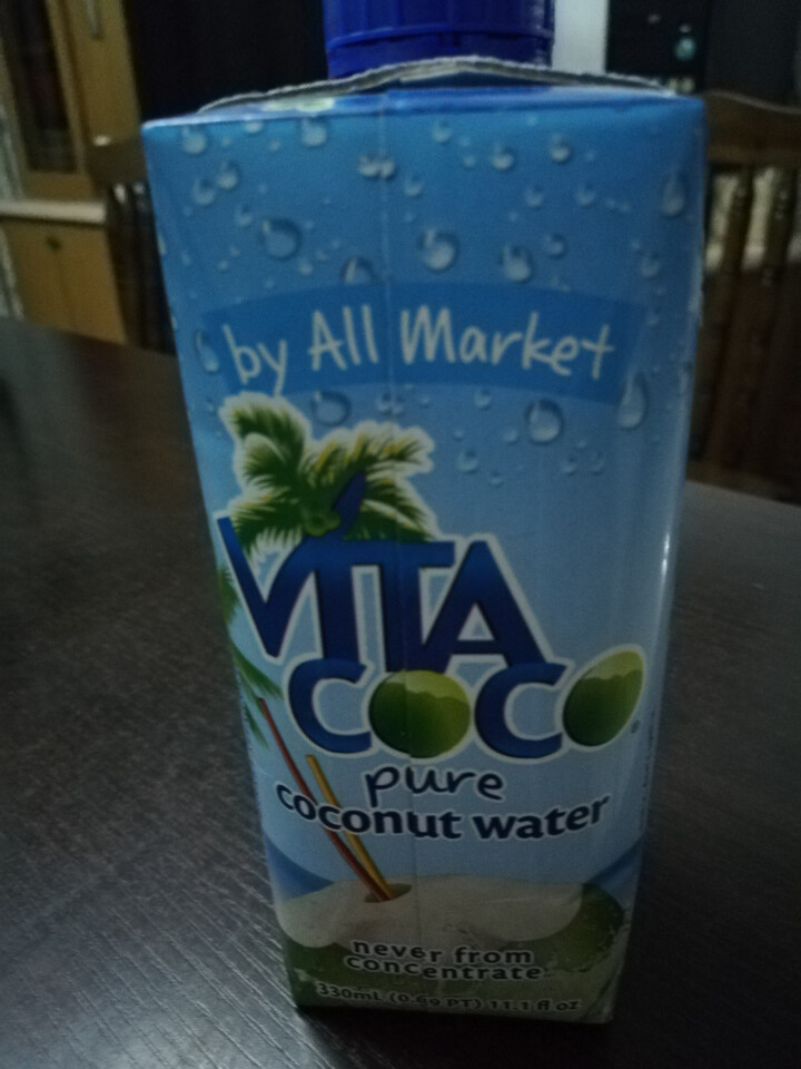 唯他可可（Vita Coco）天然椰子水进口NFC果汁饮料330ml*4瓶怎么样，好用吗，口碑，心得，评价，试用报告,第3张