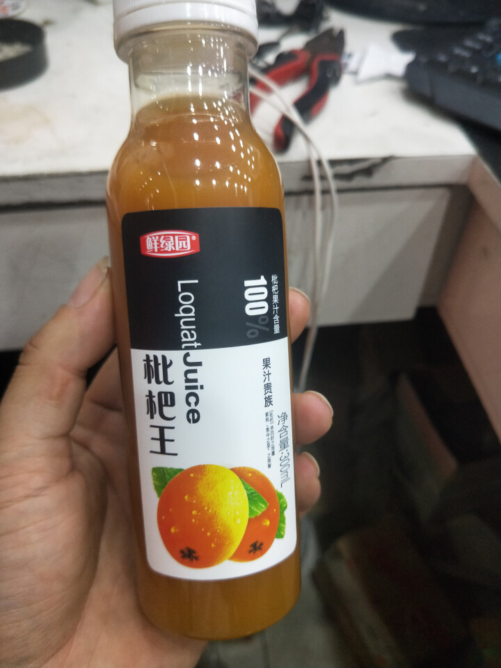 鲜绿园 枇杷汁100%枇杷王枇杷原浆果汁饮料大瓶饮料300ml 单瓶装试饮活动怎么样，好用吗，口碑，心得，评价，试用报告,第4张