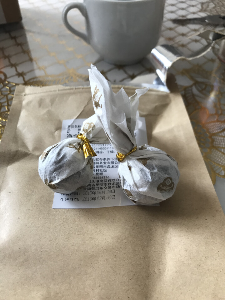 普洱茶熟茶易武古树龙珠小沱茶试饮【两粒装】怎么样，好用吗，口碑，心得，评价，试用报告,第3张