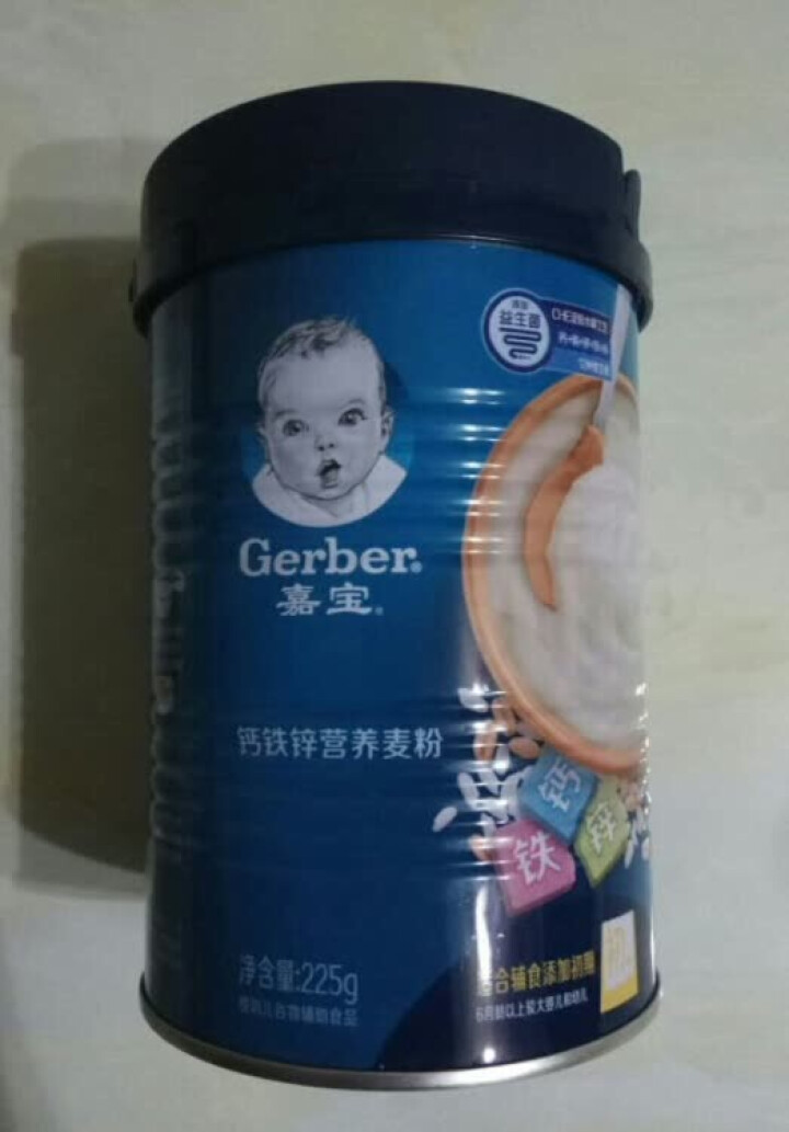 嘉宝(Gerber ) 钙铁锌营养麦粉一段(辅食添加初期) 225g怎么样，好用吗，口碑，心得，评价，试用报告,第3张