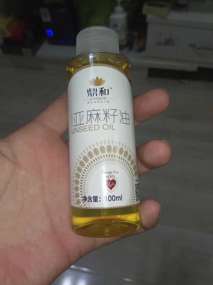 鼎和 内蒙古初榨冷榨脱蜡一级亚麻籽油食用油孕妇高亚麻酸100ml/瓶怎么样，好用吗，口碑，心得，评价，试用报告,第4张