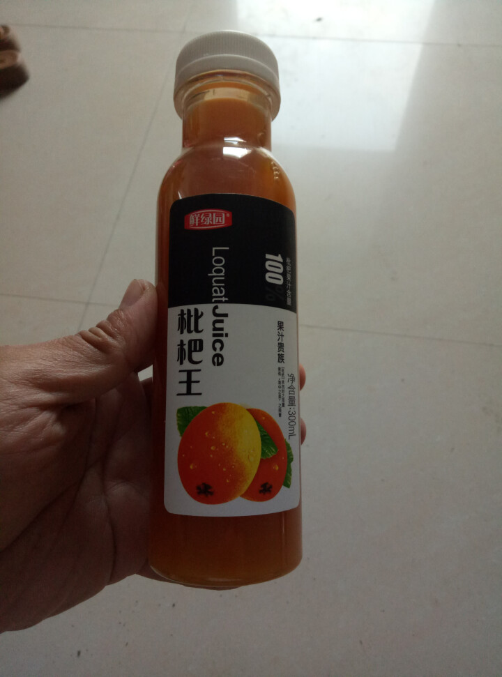 鲜绿园 枇杷汁100%枇杷王枇杷原浆果汁饮料大瓶饮料300ml 单瓶装试饮活动怎么样，好用吗，口碑，心得，评价，试用报告,第2张