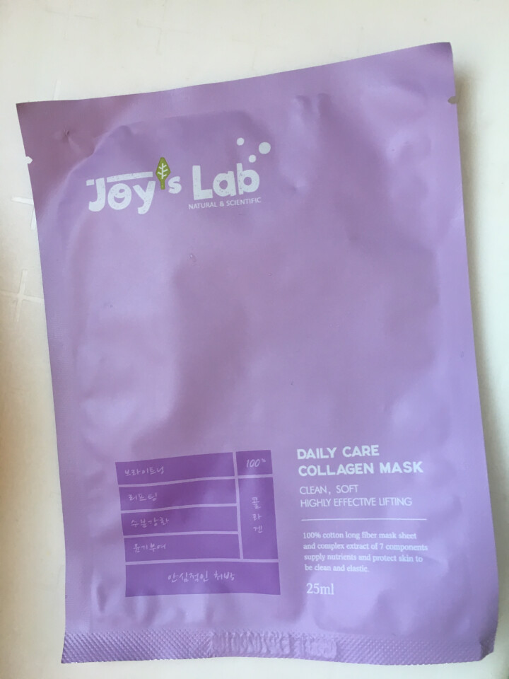 悦肤之研（Joy's Lab）甜蜜暴击同款面膜集中护理胶原蛋白面膜 胶原蛋白面膜 1片装怎么样，好用吗，口碑，心得，评价，试用报告,第2张