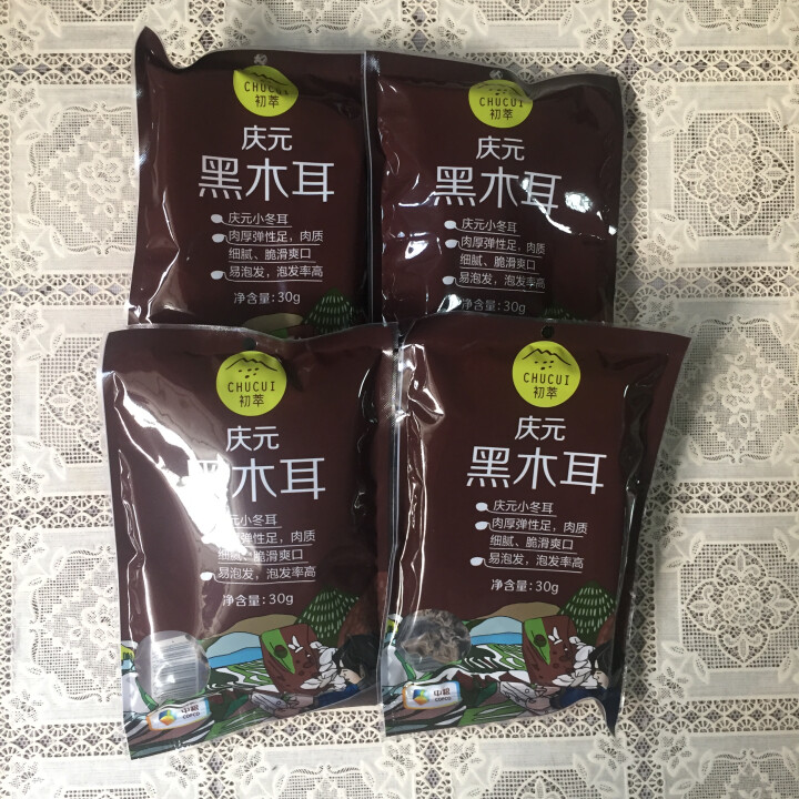 中粮初萃 庆元黑木耳120g （30g*4袋）南北干货  食用菌菇 小包装怎么样，好用吗，口碑，心得，评价，试用报告,第2张