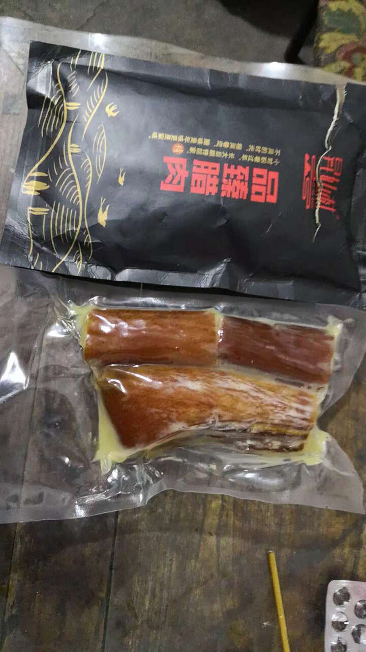 昇仙村 烟熏肉五花肉后腿肉腊肉400g 咸肉四川特产腊味香肠腊肠猪肉 浅黄色 五花怎么样，好用吗，口碑，心得，评价，试用报告,第3张