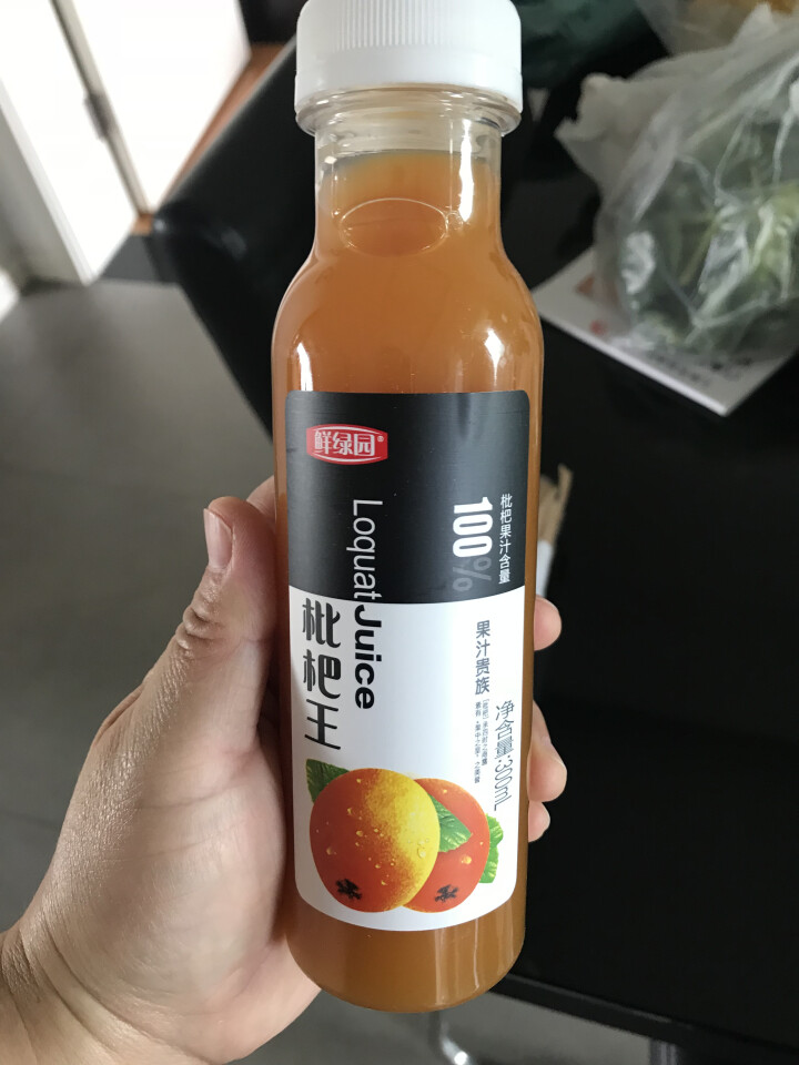 鲜绿园 枇杷汁100%枇杷王枇杷原浆果汁饮料大瓶饮料300ml 单瓶装试饮活动怎么样，好用吗，口碑，心得，评价，试用报告,第3张