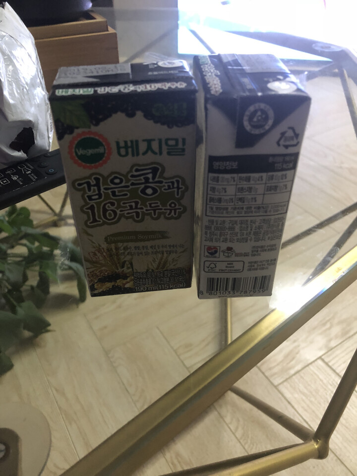 韩国进口 倍吉美尔16谷物黑豆豆奶营养豆乳 190ml*2（体验装）怎么样，好用吗，口碑，心得，评价，试用报告,第2张