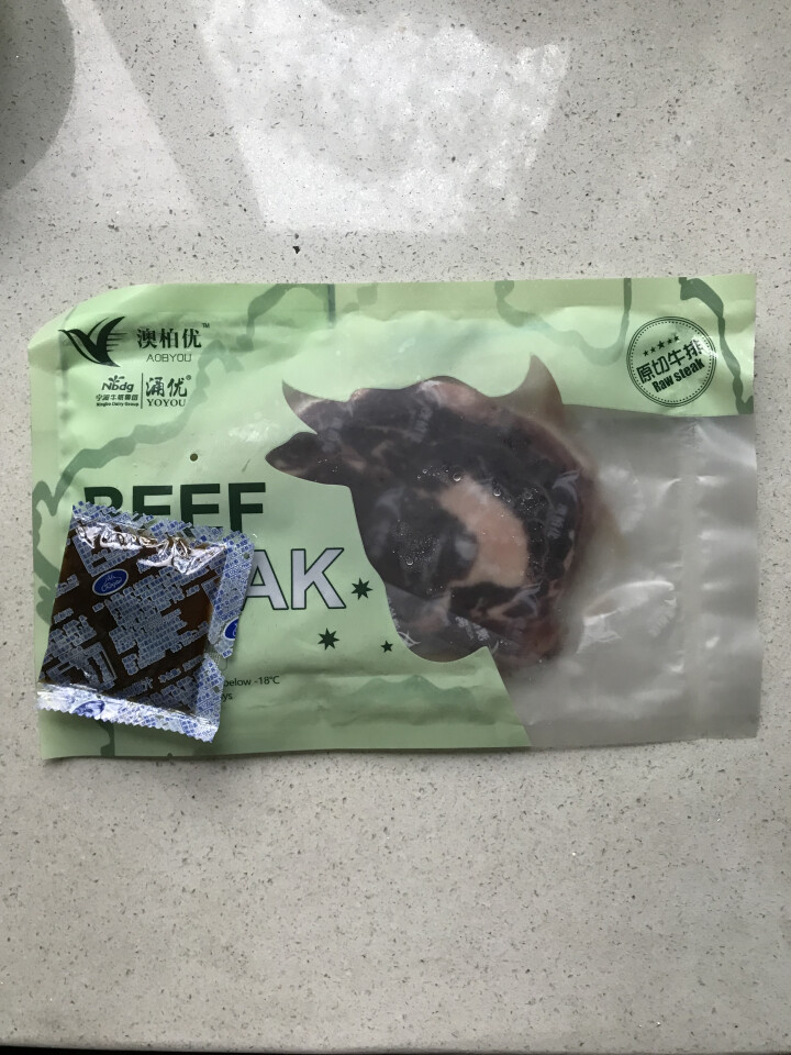 【下单立减20】澳柏优  澳洲进口谷饲原切非腌制牛排生鲜牛肉    眼肉家庭牛排套餐 澳大利亚精选眼肉牛排150克装（1片）怎么样，好用吗，口碑，心得，评价，试,第4张