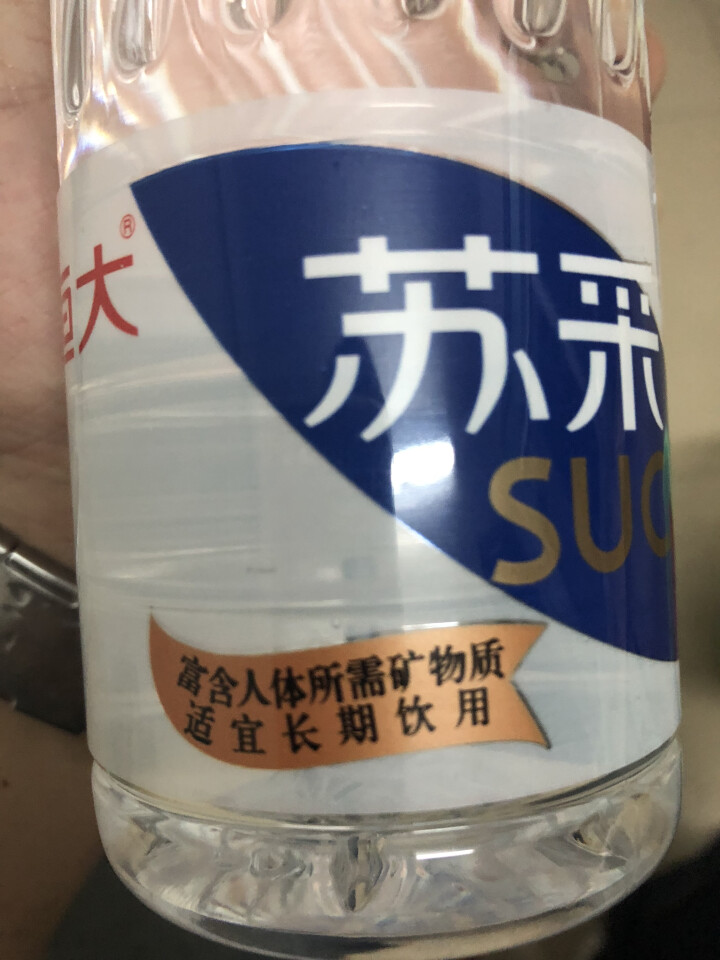 恒大 苏采天然矿泉水 饮用水 非纯净水 个性瓶身高颜值 500ml*1瓶（样品不售卖）怎么样，好用吗，口碑，心得，评价，试用报告,第3张