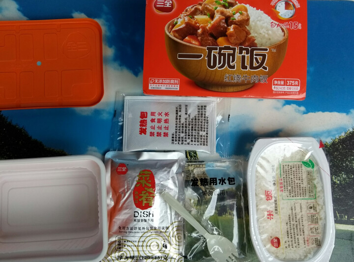 三全 自加热米饭 红烧牛肉口味 375g怎么样，好用吗，口碑，心得，评价，试用报告,第4张