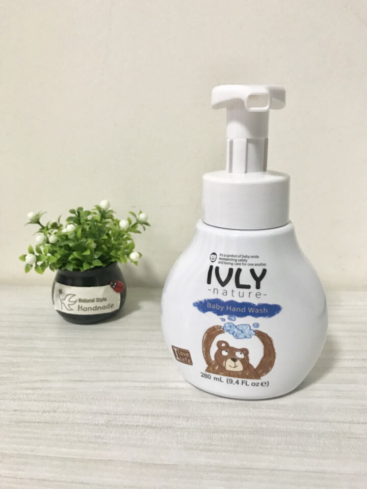 原装韩国进口IVLY nature婴幼儿童宝宝泡沫型 植物配方清洗洗手液 280ml 280ml洗手液怎么样，好用吗，口碑，心得，评价，试用报告,第2张