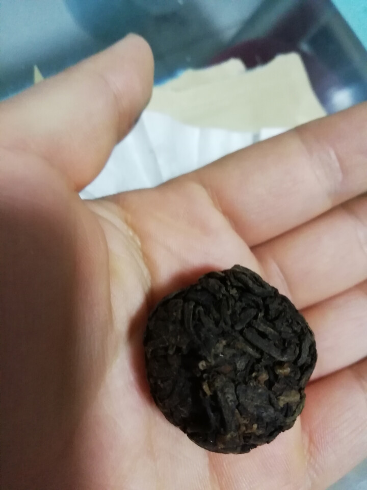 普洱茶熟茶易武古树龙珠小沱茶试饮【两粒装】怎么样，好用吗，口碑，心得，评价，试用报告,第4张