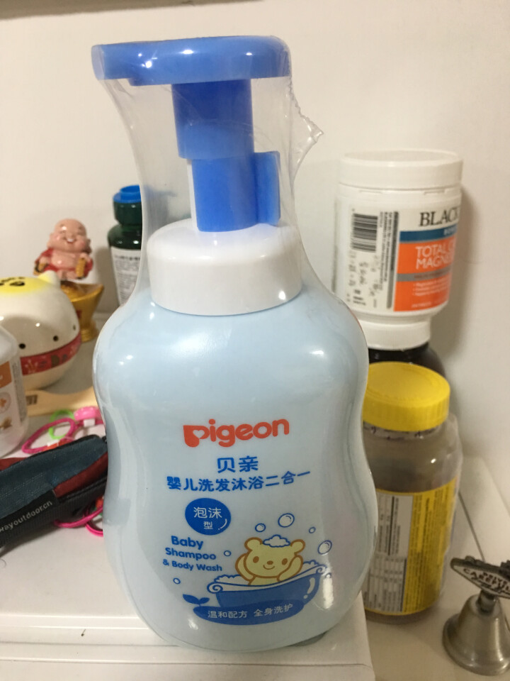 贝亲（Pigeon） 宝宝儿童婴儿沐浴露洗发水二合一泡泡型洗发沐浴露500ml 泡沫型IA170怎么样，好用吗，口碑，心得，评价，试用报告,第2张