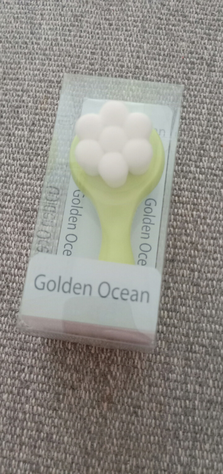 GoldenOcean金海洋梅花双面洗脸刷 站立式软毛硅胶洗脸刷 去黑头去角质 洗脸扑洁面刷 草绿色怎么样，好用吗，口碑，心得，评价，试用报告,第4张