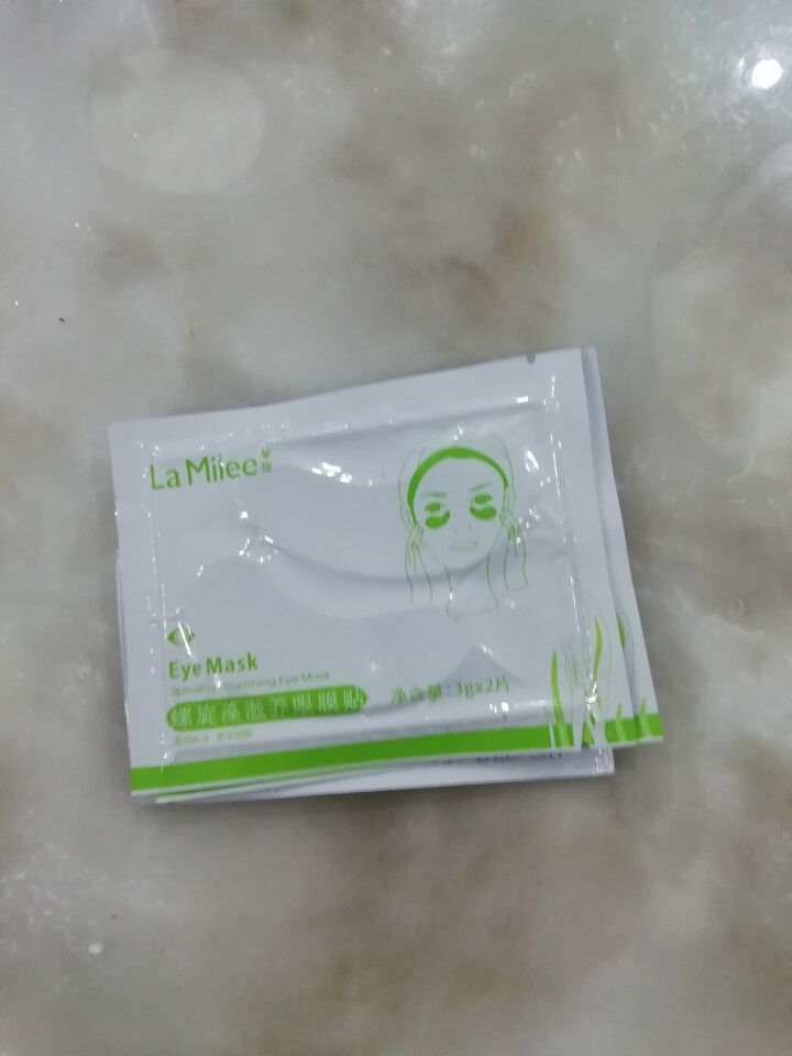 【5对】莱玫/LaMilee 螺旋藻滋养眼膜贴 6g/片怎么样，好用吗，口碑，心得，评价，试用报告,第2张