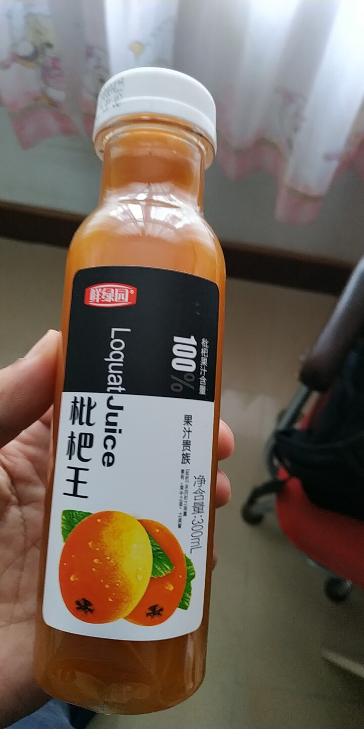 鲜绿园 枇杷汁100%枇杷王枇杷原浆果汁饮料大瓶饮料300ml 单瓶装试饮活动怎么样，好用吗，口碑，心得，评价，试用报告,第2张