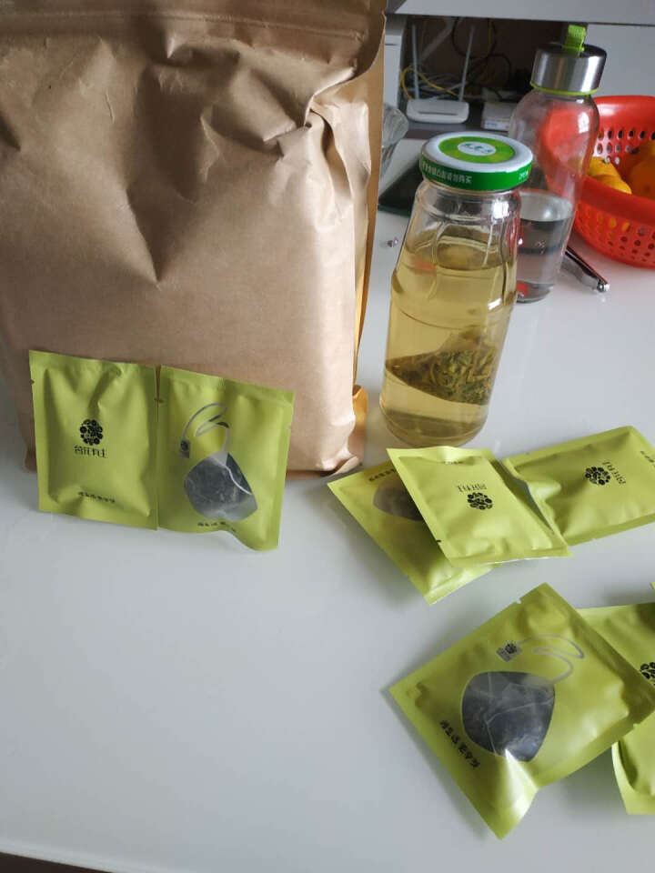 茗花有主 薄荷绿茶50袋茶叶干薄荷叶子茶包水新鲜食用黄山毛峰可配风味柠檬片金银花茉莉绿茶粉无糖饮料怎么样，好用吗，口碑，心得，评价，试用报告,第3张