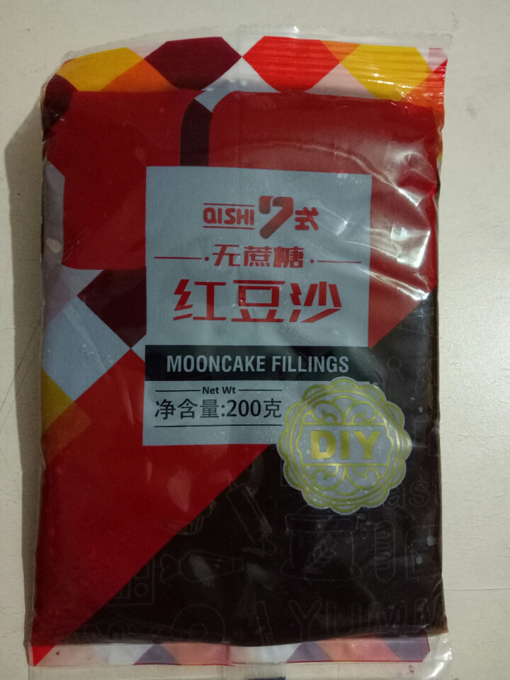 7式  烘焙原料 月饼馅料 红豆沙馅 200g怎么样，好用吗，口碑，心得，评价，试用报告,第2张