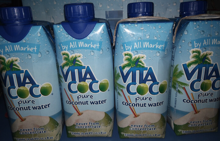 唯他可可（Vita Coco）天然椰子水进口NFC果汁饮料330ml*4瓶怎么样，好用吗，口碑，心得，评价，试用报告,第3张