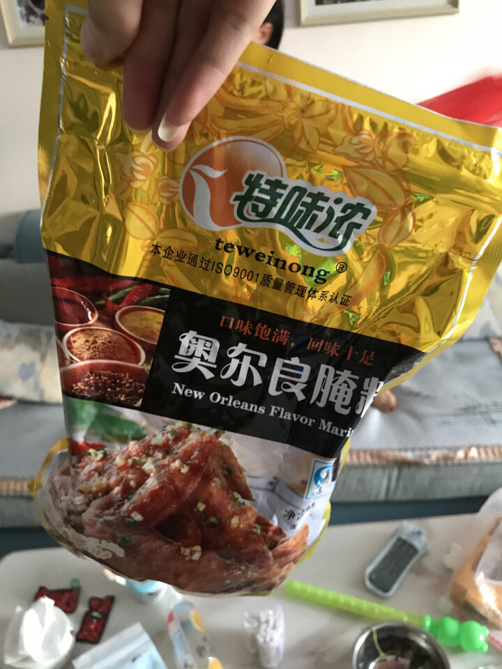 特味浓 新奥尔良烤翅腌料1kg蜜汁炸鸡烧烤调料油炸鸡翅调料炸鸡腿烧烤调料方便食品kfc烤翅 奥尔良口味腌料 1000g怎么样，好用吗，口碑，心得，评价，试用报告,第3张