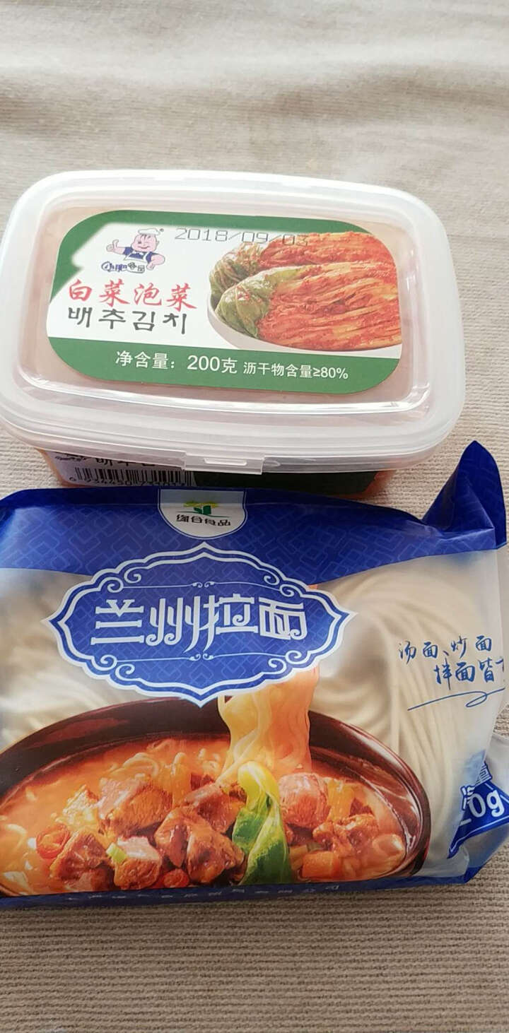 小肥食品白菜泡菜200g辣白菜韩式泡菜腌制咸菜开味下饭菜 小肥泡菜1盒怎么样，好用吗，口碑，心得，评价，试用报告,第2张