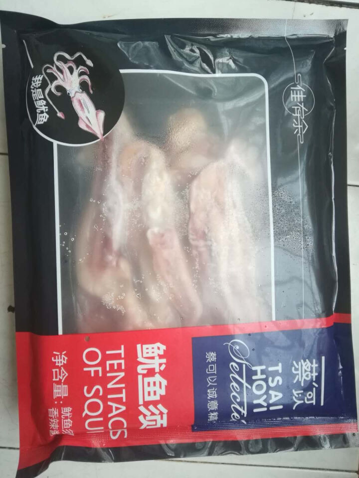 蔡可以 冷冻鱿鱼须 200g 袋装 海鲜水产 烧烤火锅食材怎么样，好用吗，口碑，心得，评价，试用报告,第2张