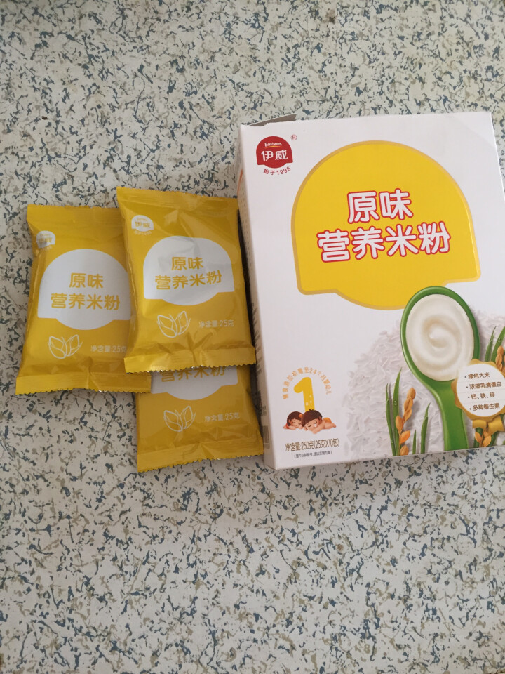 伊威(Eastwes) 婴儿宝宝辅食米糊原味营养米粉1段 250g(辅食添加初期至24个月适用)怎么样，好用吗，口碑，心得，评价，试用报告,第4张