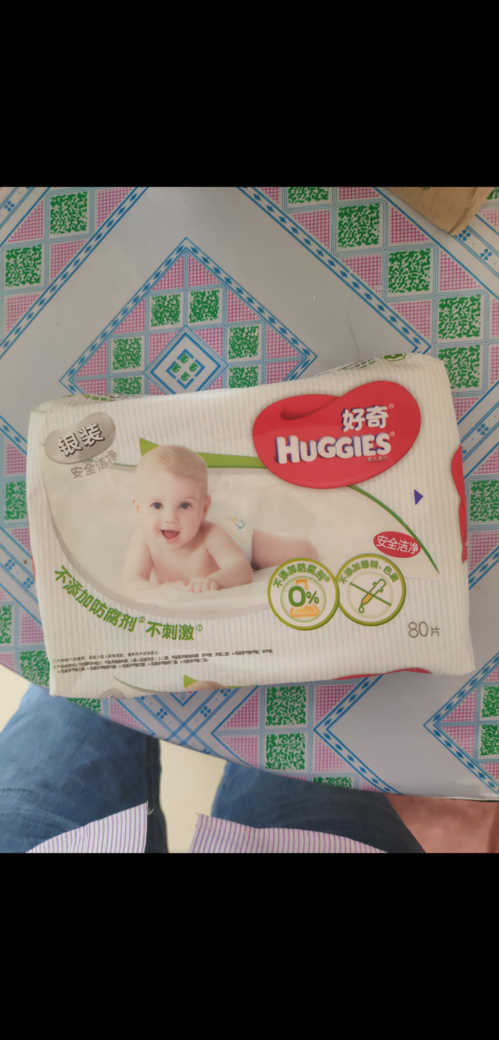 好奇（Huggies） 湿巾 婴儿湿巾 手口可用 湿纸巾（可选棉柔巾） 银装湿巾80抽一包怎么样，好用吗，口碑，心得，评价，试用报告,第3张