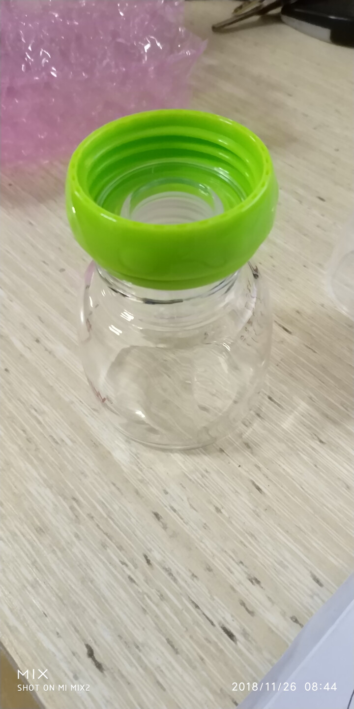 玻璃果汁奶瓶初生婴儿宝宝喝水奶瓶防呛喂药便携小奶瓶60ml 绿色怎么样，好用吗，口碑，心得，评价，试用报告,第4张