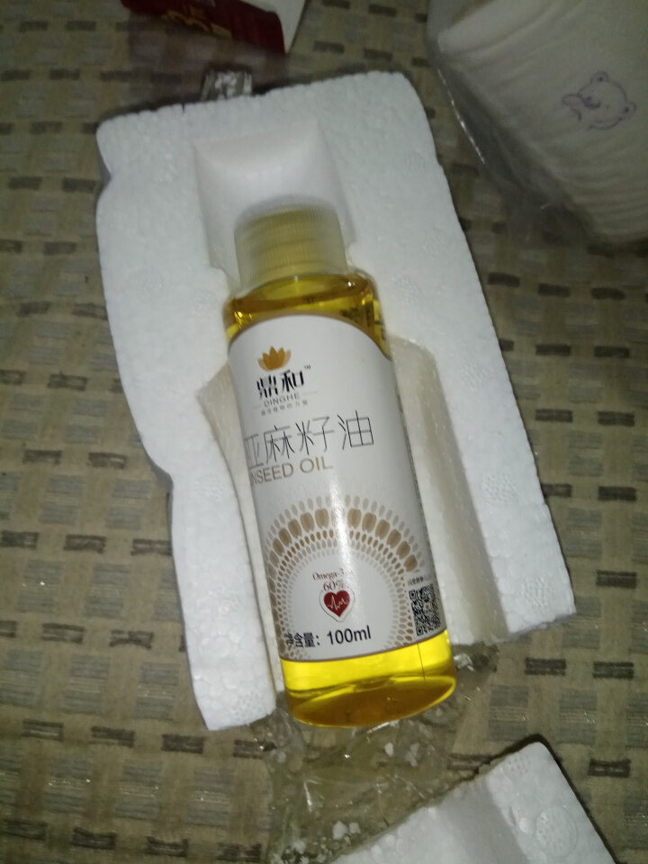 鼎和 内蒙古初榨冷榨脱蜡一级亚麻籽油食用油孕妇高亚麻酸100ml/瓶怎么样，好用吗，口碑，心得，评价，试用报告,第3张