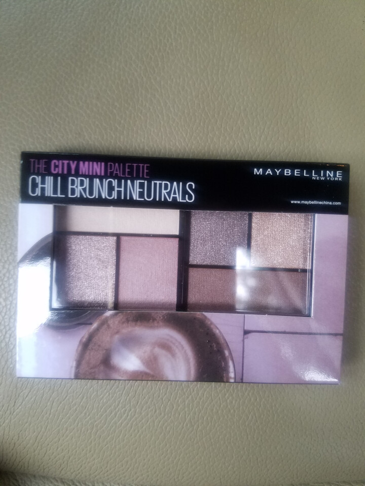 美宝莲 MAYBELLINE 纽约时刻迷你眼影盘 慵懒时刻 6.1g（彩妆 眼影 多色 眼影盘）怎么样，好用吗，口碑，心得，评价，试用报告,第7张