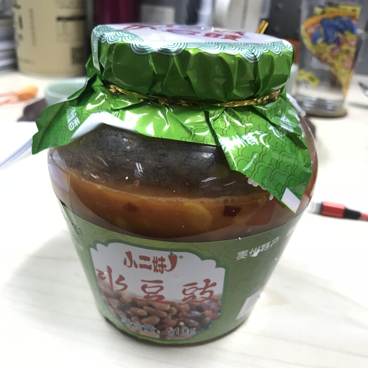 贵州农家老坛小二妹水豆豉610g 小吃凉拌辣椒酱火锅蘸水调料豆瓣酱 1瓶怎么样，好用吗，口碑，心得，评价，试用报告,第3张