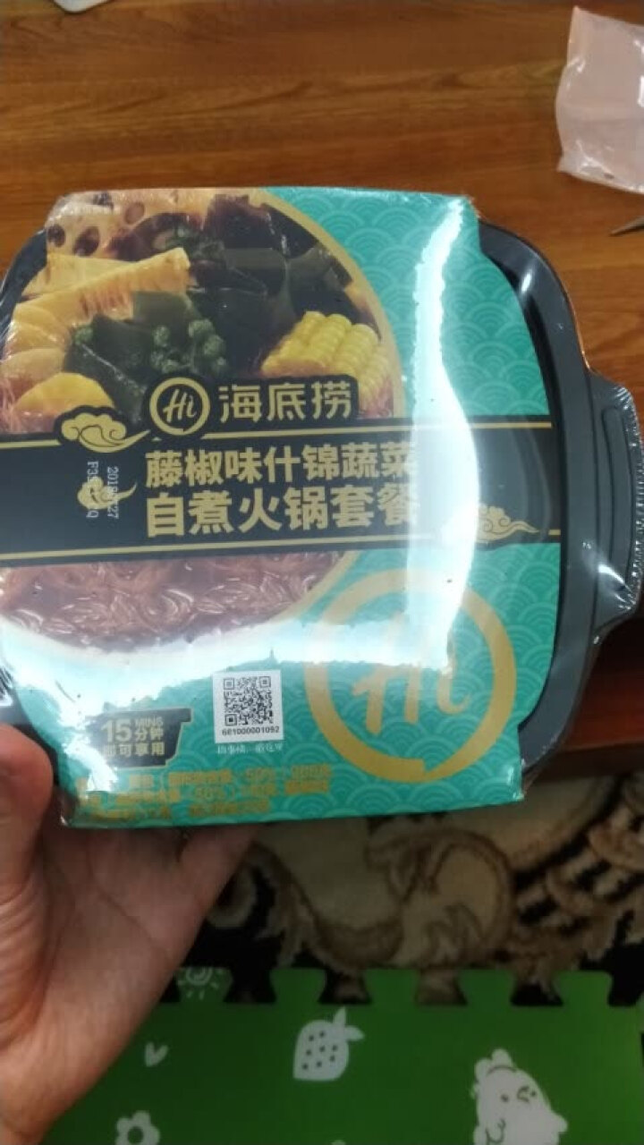 海底捞 藤椒味什锦蔬菜自煮火锅410g 自煮自助方便网红小火锅懒人速食怎么样，好用吗，口碑，心得，评价，试用报告,第4张