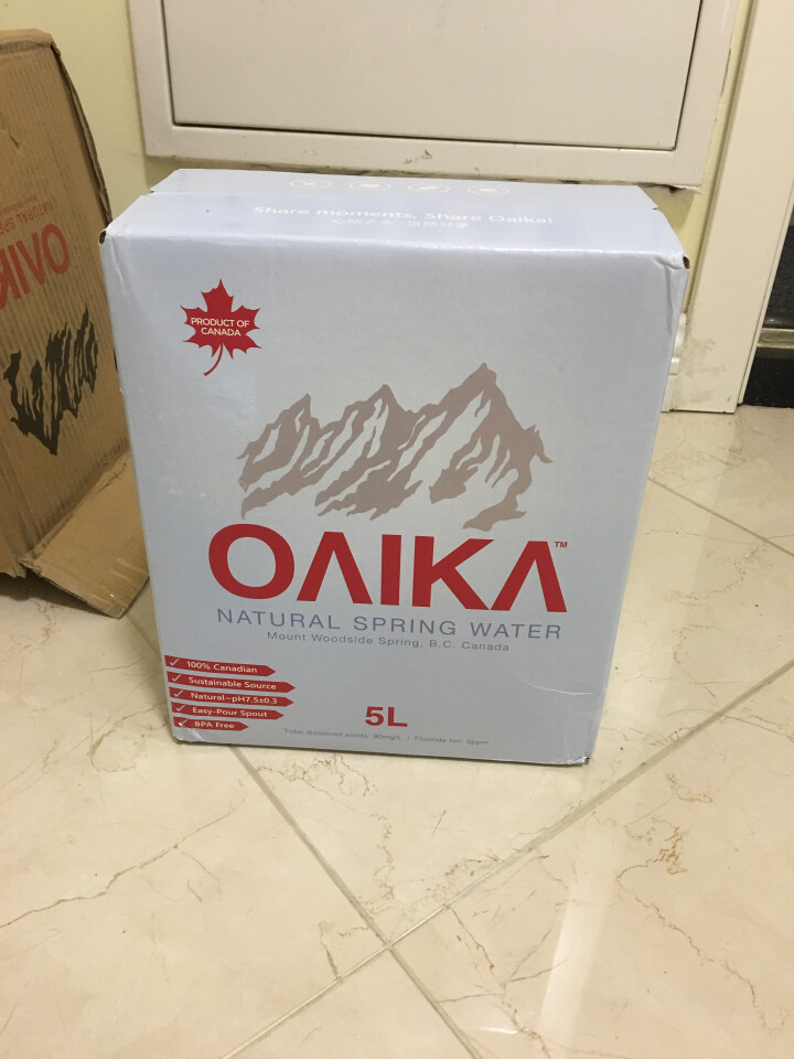 加拿大原装进口班芙OAIKA天然饮用水5L（家庭装饮用山泉水） 5L怎么样，好用吗，口碑，心得，评价，试用报告,第2张