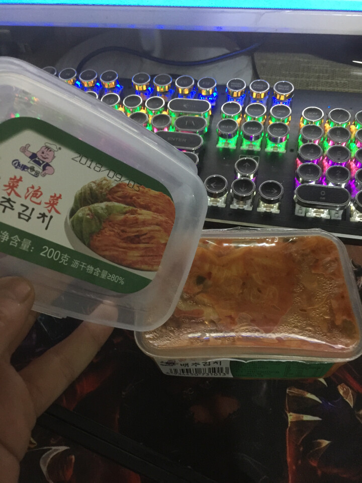 小肥食品白菜泡菜200g辣白菜韩式泡菜腌制咸菜开味下饭菜 小肥泡菜1盒怎么样，好用吗，口碑，心得，评价，试用报告,第3张