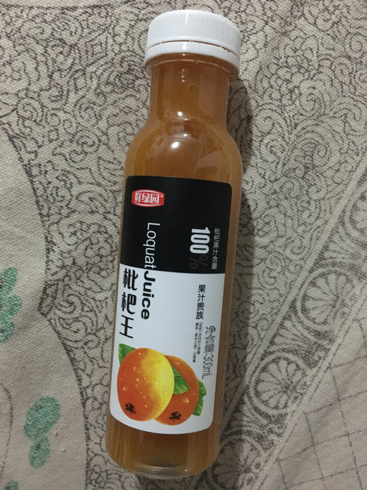 鲜绿园 枇杷汁100%枇杷王枇杷原浆果汁饮料大瓶饮料300ml 单瓶装试饮活动怎么样，好用吗，口碑，心得，评价，试用报告,第2张