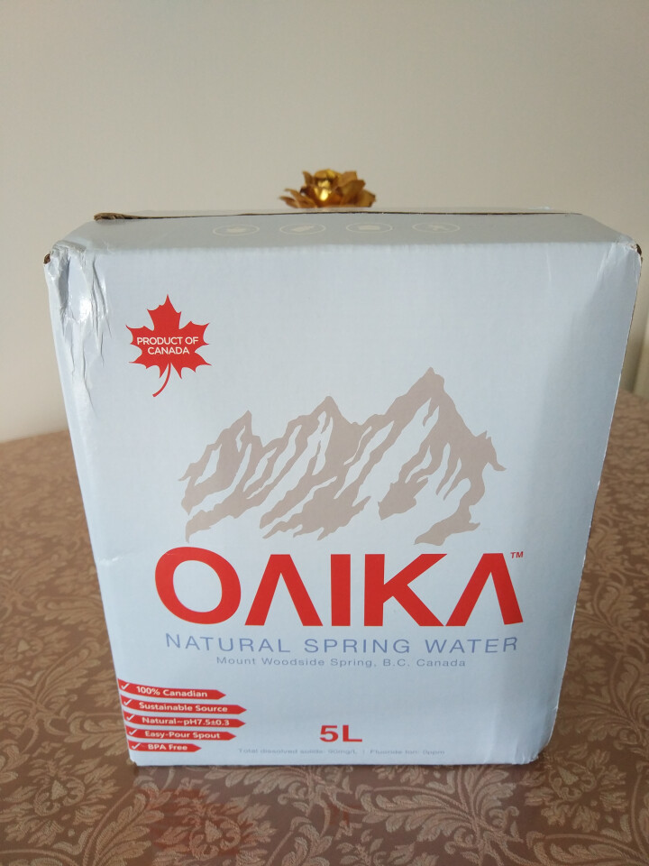 加拿大原装进口班芙OAIKA天然饮用水5L（家庭装饮用山泉水） 5L怎么样，好用吗，口碑，心得，评价，试用报告,第5张