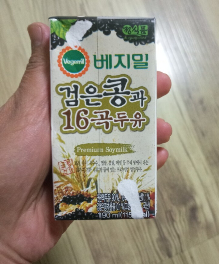 韩国进口 倍吉美尔16谷物黑豆豆奶营养豆乳 190ml*2（体验装）怎么样，好用吗，口碑，心得，评价，试用报告,第3张