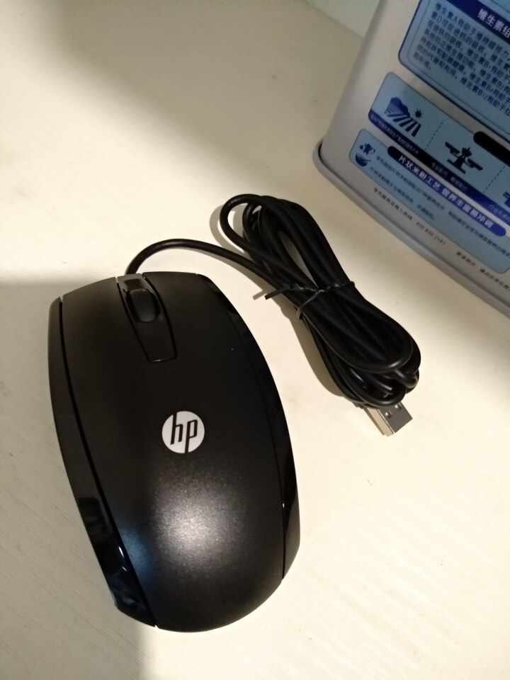 惠普（HP） X500 笔记本电脑有线鼠标 黑色怎么样，好用吗，口碑，心得，评价，试用报告,第4张