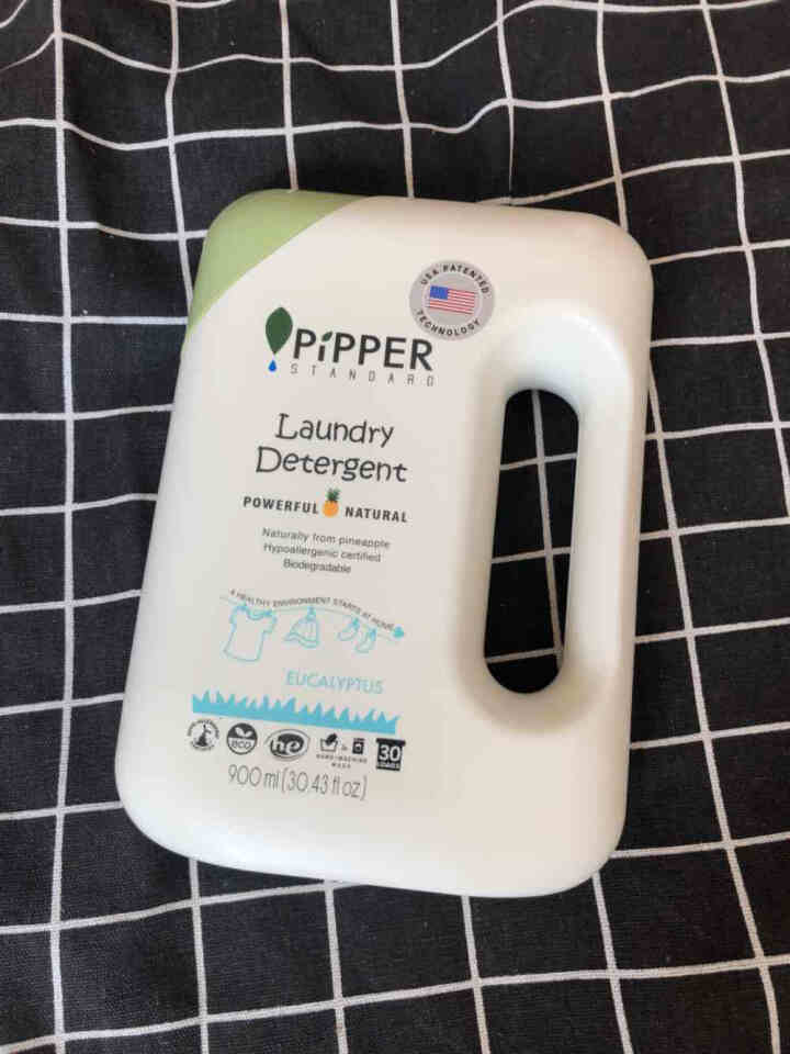 PIPPER 洗衣液尤加利香 900ml 婴儿洗衣液 植物酵素 尤加利香型怎么样，好用吗，口碑，心得，评价，试用报告,第2张