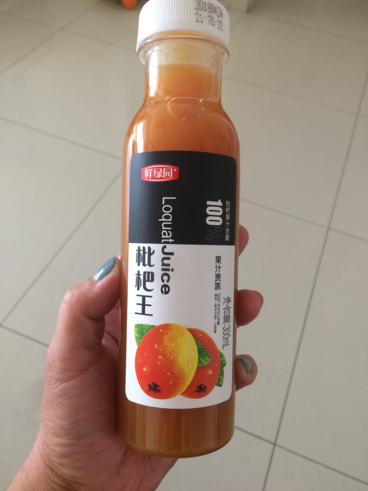 鲜绿园 枇杷汁100%枇杷王枇杷原浆果汁饮料大瓶饮料300ml 单瓶装试饮活动怎么样，好用吗，口碑，心得，评价，试用报告,第3张