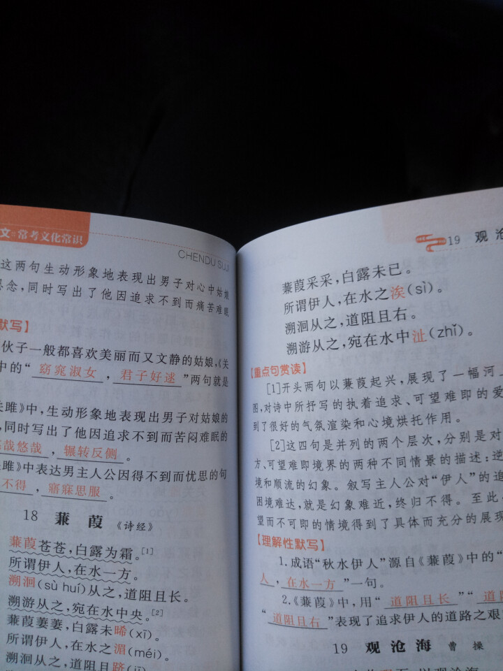 倍速晨读速记高考必背古诗文常考文化常识考点点拨怎么样，好用吗，口碑，心得，评价，试用报告,第4张