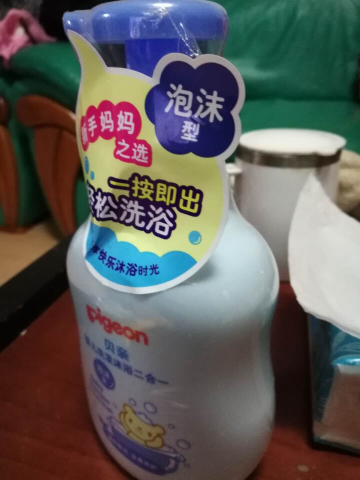 贝亲（Pigeon） 宝宝儿童婴儿沐浴露洗发水二合一泡泡型洗发沐浴露500ml 泡沫型IA170怎么样，好用吗，口碑，心得，评价，试用报告,第4张