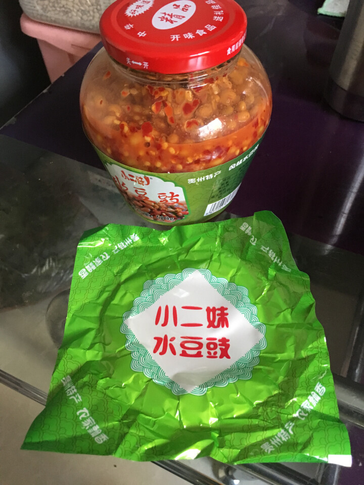 贵州特产农家老坛小二妹水豆豉610g 小吃凉拌辣椒酱火锅蘸水调料豆瓣酱 1瓶怎么样，好用吗，口碑，心得，评价，试用报告,第2张