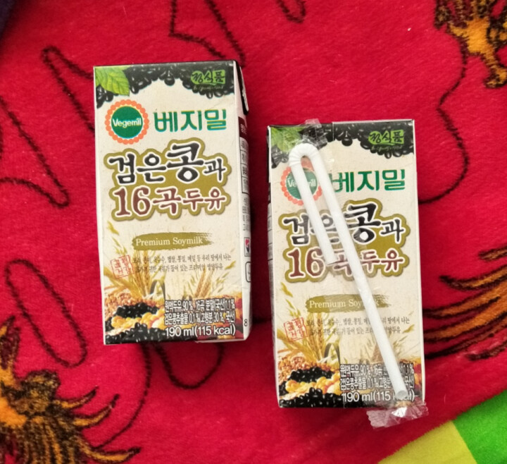 韩国进口 倍吉美尔16谷物黑豆豆奶营养豆乳 190ml*2（体验装）怎么样，好用吗，口碑，心得，评价，试用报告,第2张