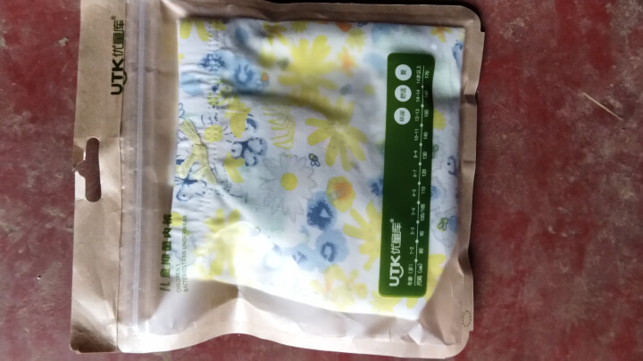 优童库（Kids pants）女童印花内裤纯棉抑菌中大童A类平角儿童薄款新品内裤12岁以上 AG7015A白底小黄花单条装 130（推荐115,第3张