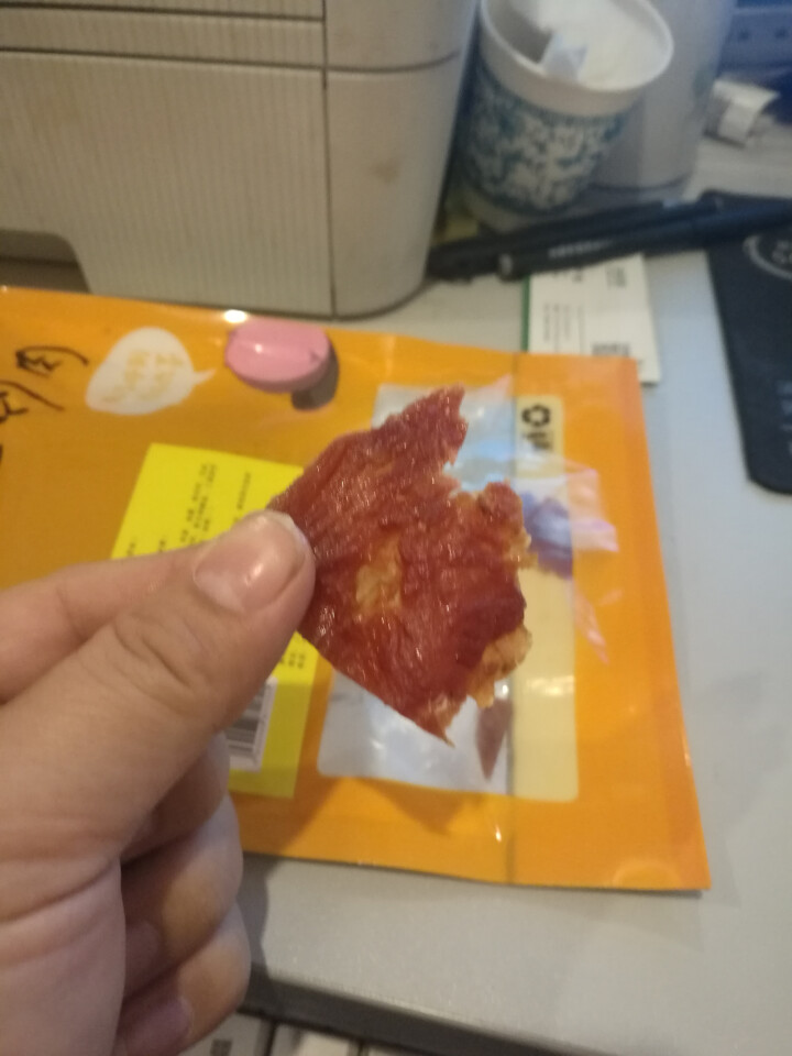 风马牛猪肉脯小鲜肉108g 靖江特产2019新品正付片袋装 肉质类零食休闲食品 1袋原味怎么样，好用吗，口碑，心得，评价，试用报告,第2张