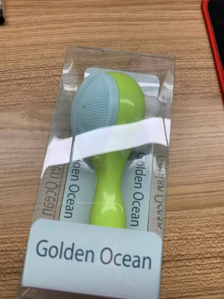 GoldenOcean金海洋梅花双面洗脸刷 站立式软毛硅胶洗脸刷 去黑头去角质 洗脸扑洁面刷 草绿色怎么样，好用吗，口碑，心得，评价，试用报告,第4张