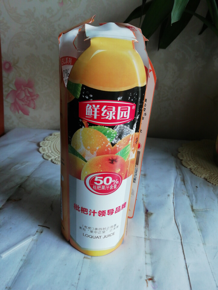 鲜绿园 枇杷汁100%枇杷王枇杷原浆果汁饮料大瓶饮料300ml 单瓶装试饮活动怎么样，好用吗，口碑，心得，评价，试用报告,第3张